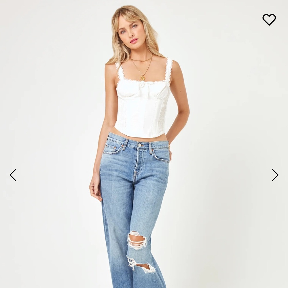 L*SPACE Jamie Top Size L NWT